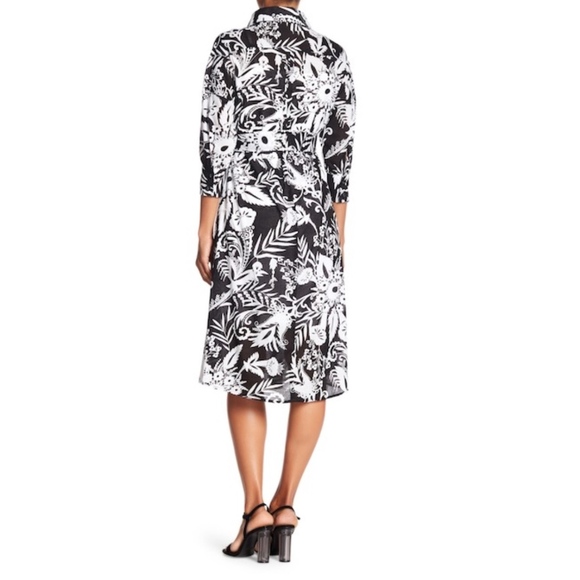 Eva Franco Matilda Black/White Floral Dress - Picture 2 of 5